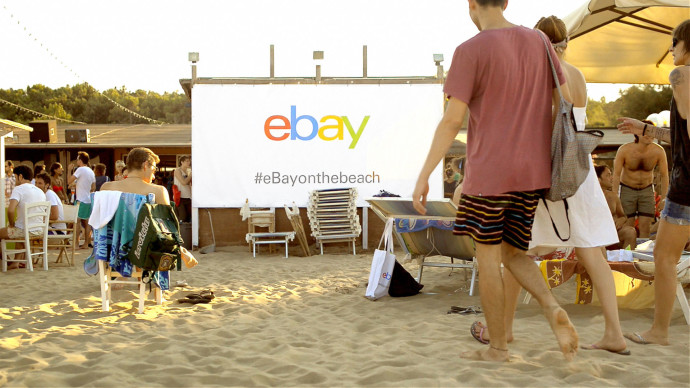 Promotional event videos “eBay on the beach”